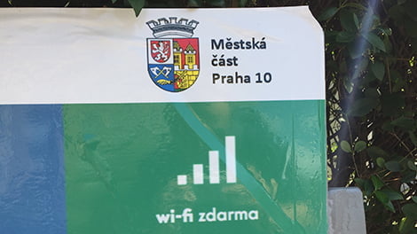 Wi-Fi zdarma na Praze 10