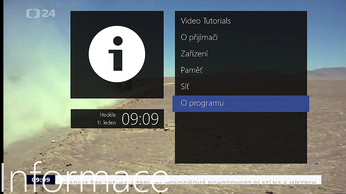 Fotogalerie přijímače HDBox EniBox