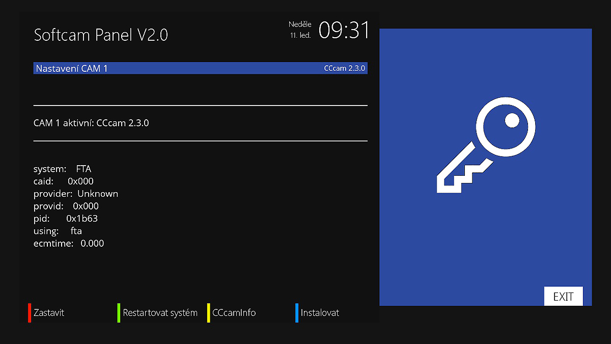 Fotogalerie přijímače HDBox EniBox
