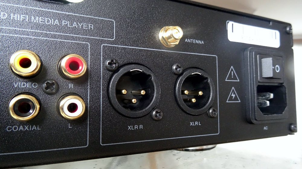 Zidoo X20 Pro - Detailní pohled na zadní panel