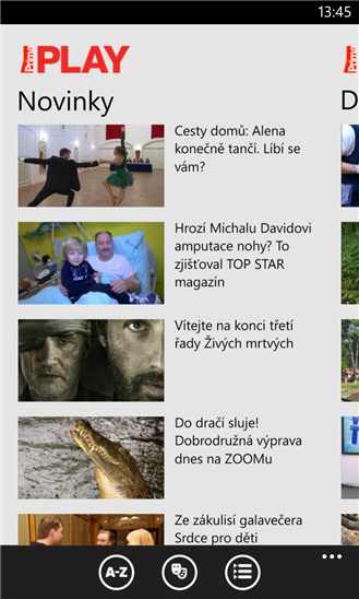 Prima Play pro operační systém Windows Phone