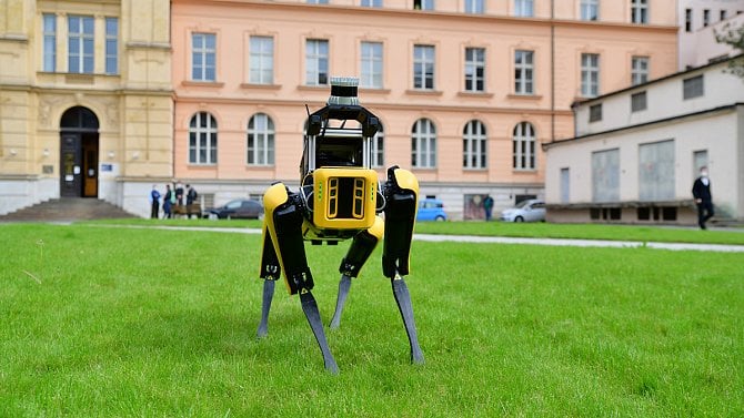 Spot od Boston Dynamics na ČVUT