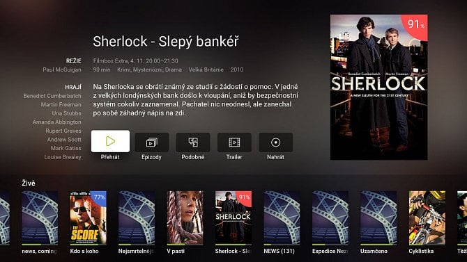 Interaktivní TV na Apple TV