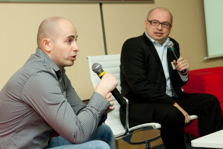 Václav Liška (Aukro) a Jiří Hlavenka (ex CPress)