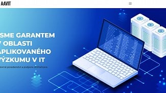 Web Asociace pro aplikovaný výzkum v IT.