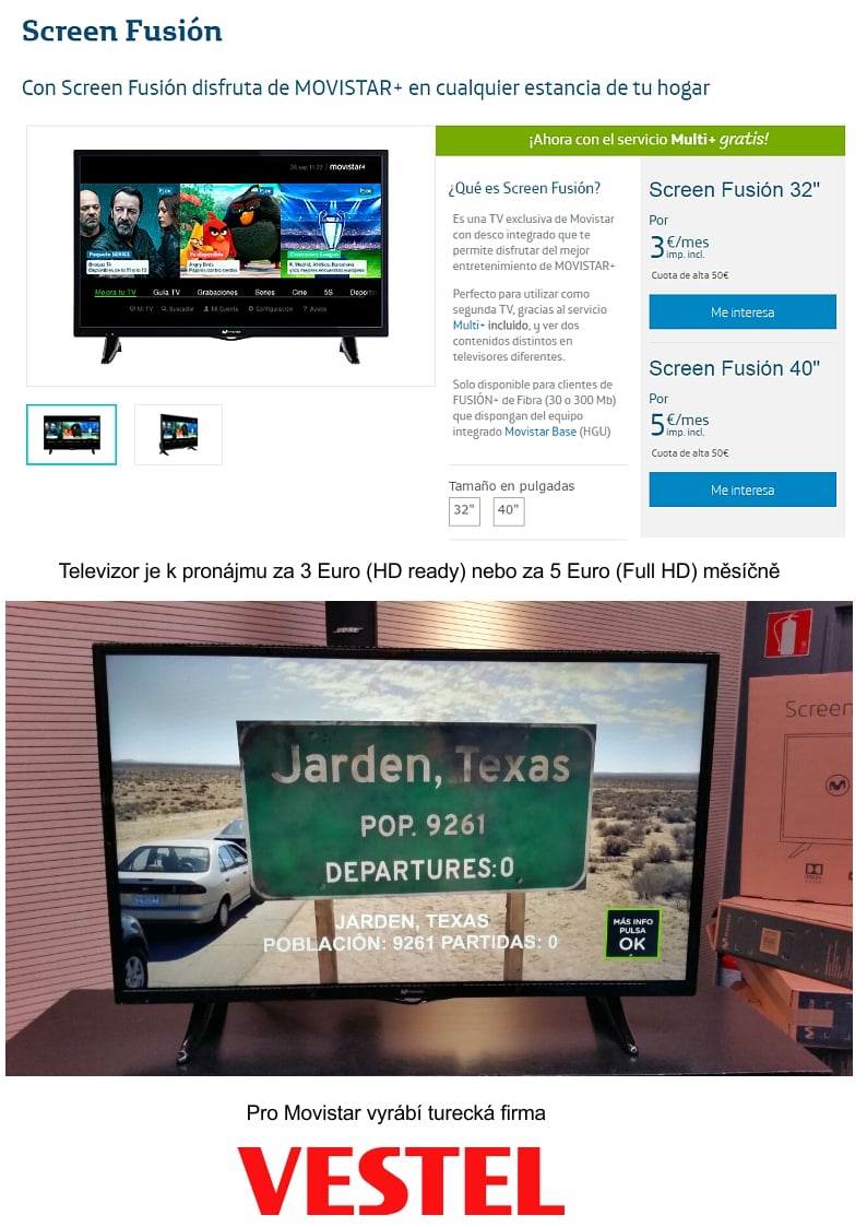 Movistar Screen fusion