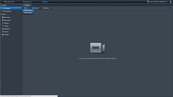Synology Surveillance Station – instalace a přidání kamery