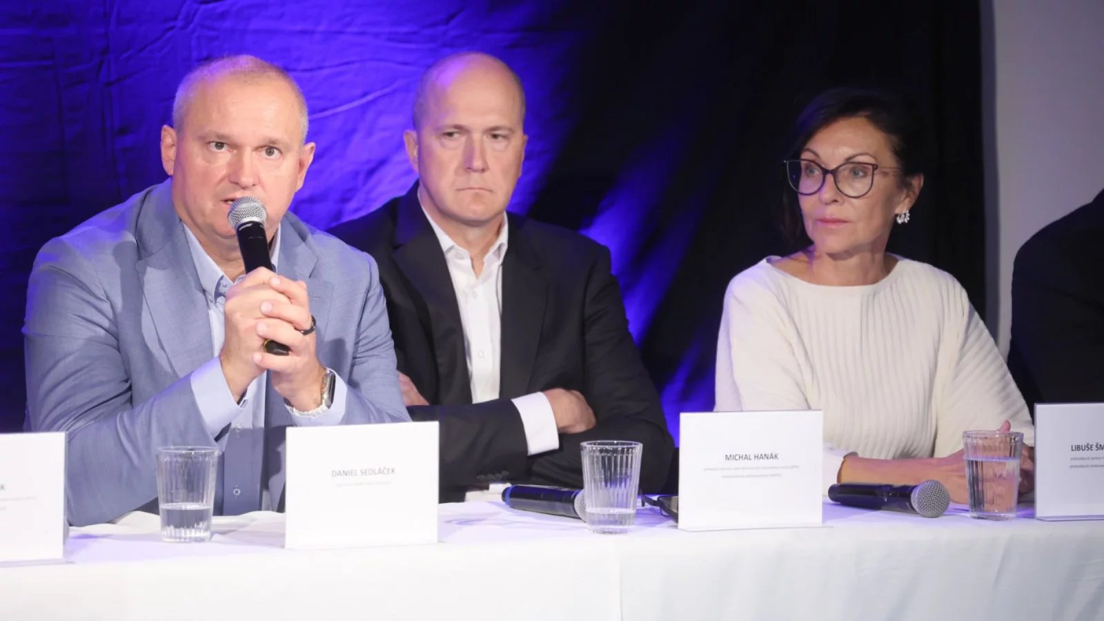Daniel Sedláček (Media Bohemia), Michal Hanák (SPIR, Mafra), Libuše Šmuclerová (Unie vydavatelů, Czech News Center)