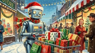 AI - nakupovani - robot - vanoce