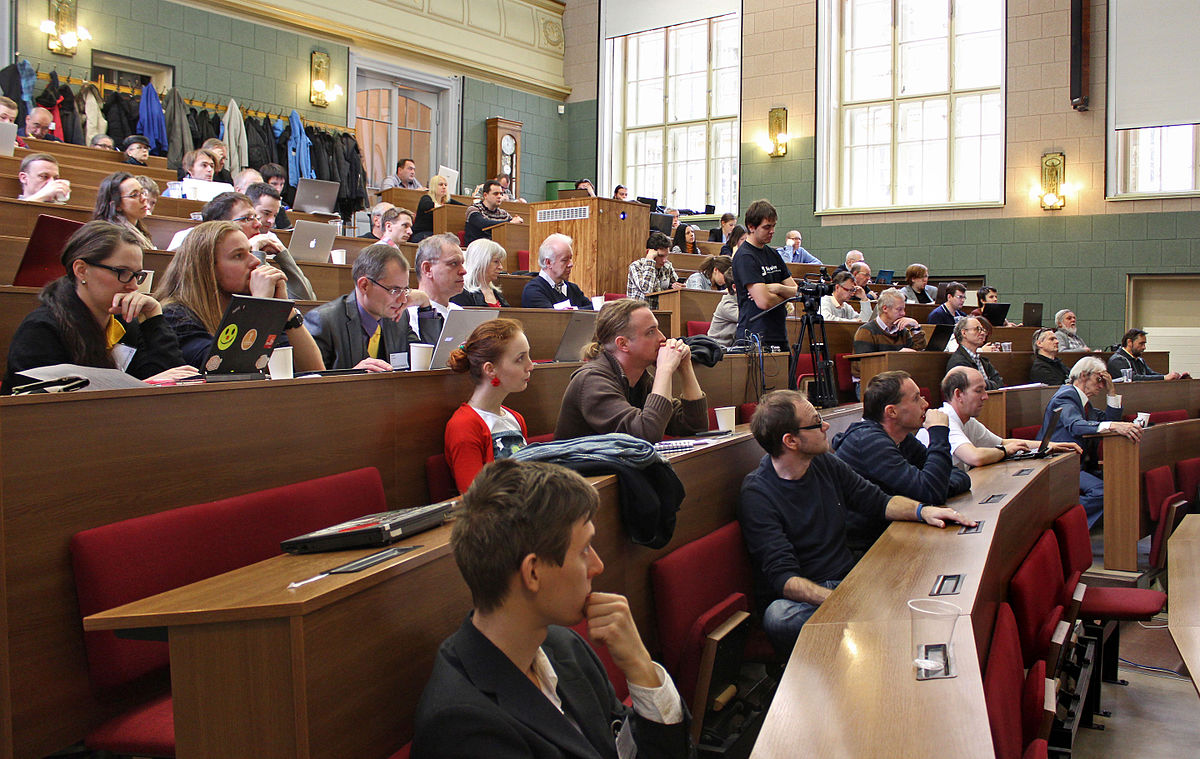 Velká geologická posluchárna Přírodovědecké fakulty UK na Albertově