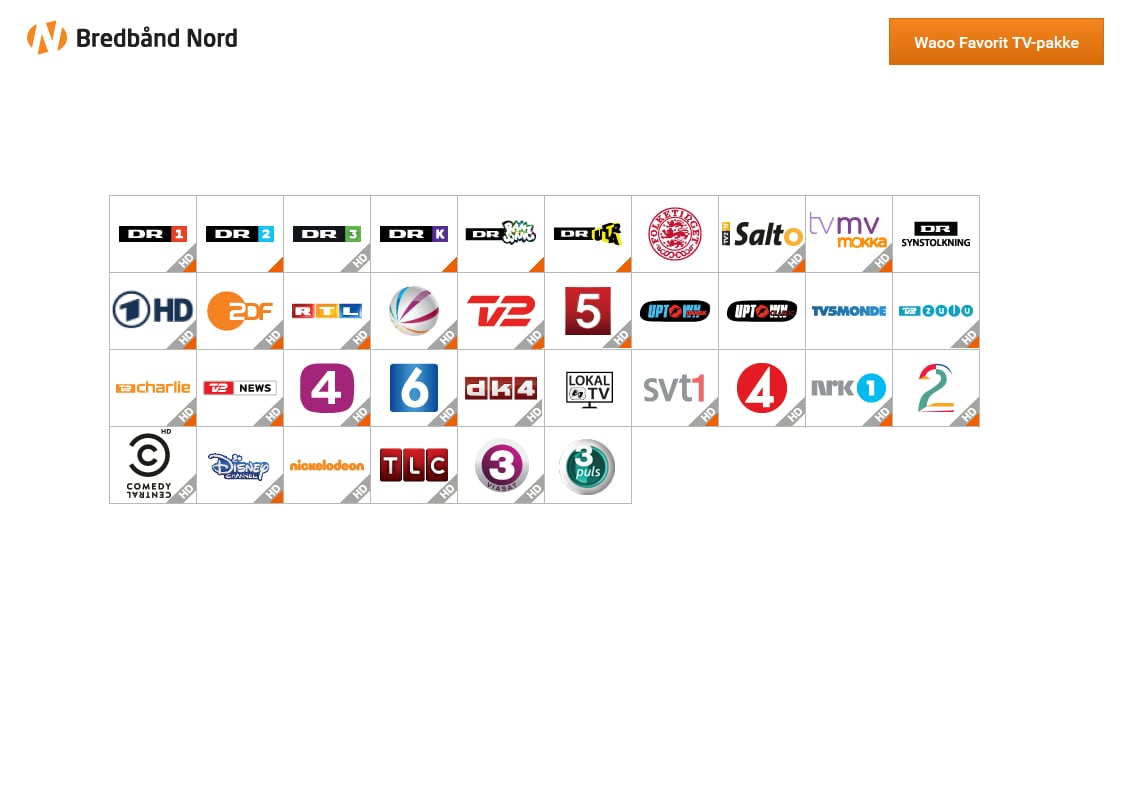 Základní balíky Waoo