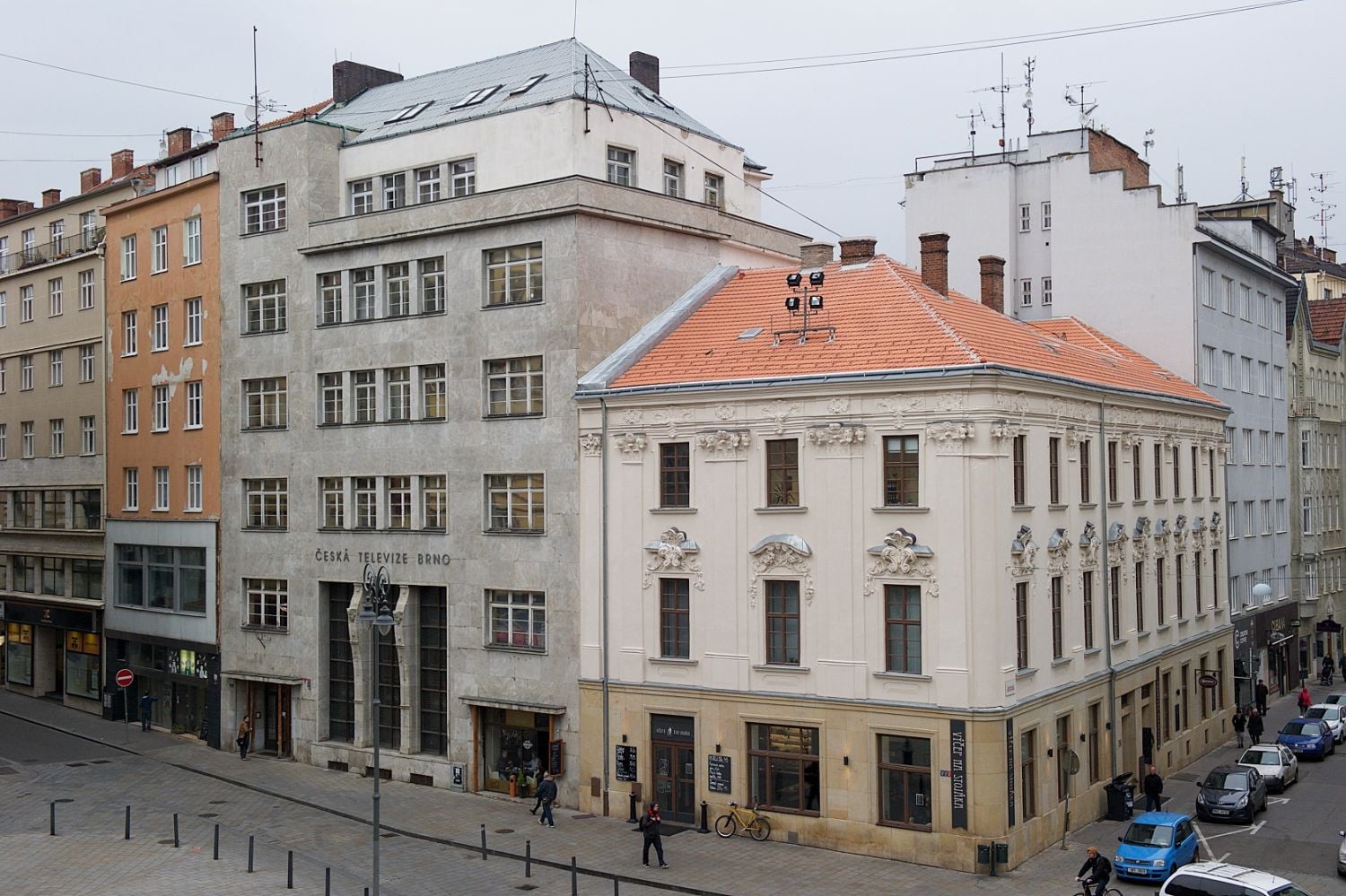 Historická budova TSB Běhounská ulice.