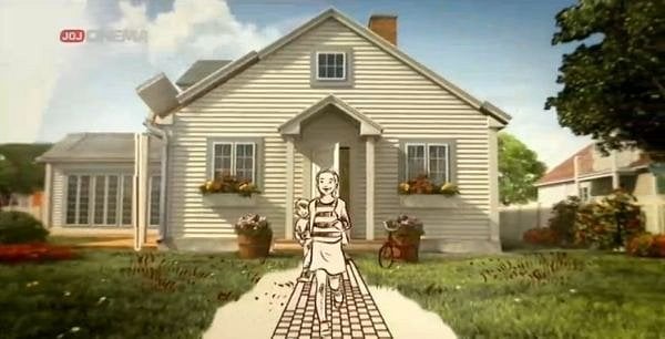 JOJ Cinema - reklama s logem kanálu.