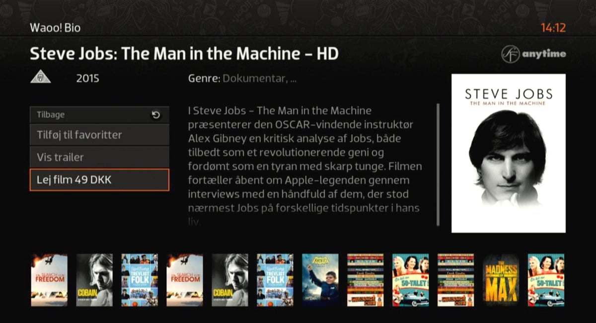 Waoo Bio a TV on Demand