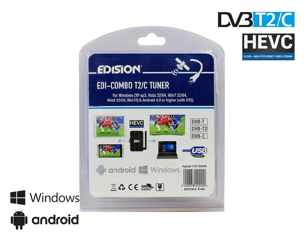 Edision EDI-Combo T2/C USB tuner