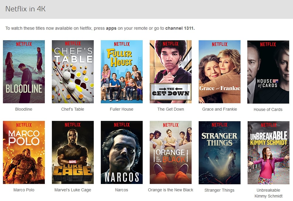 Aktuální 4K nabídka