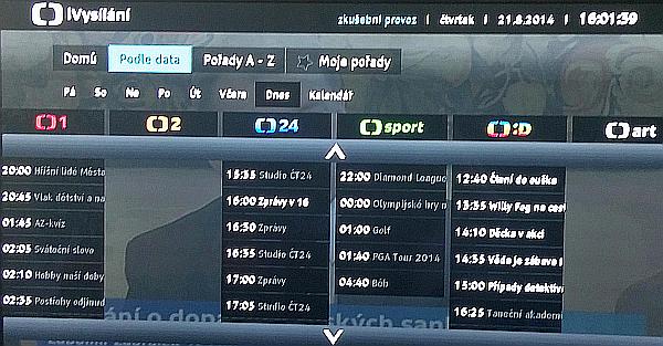 ČT iVysílání přes HbbTV