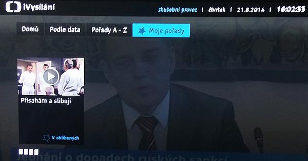 ČT iVysílání přes HbbTV