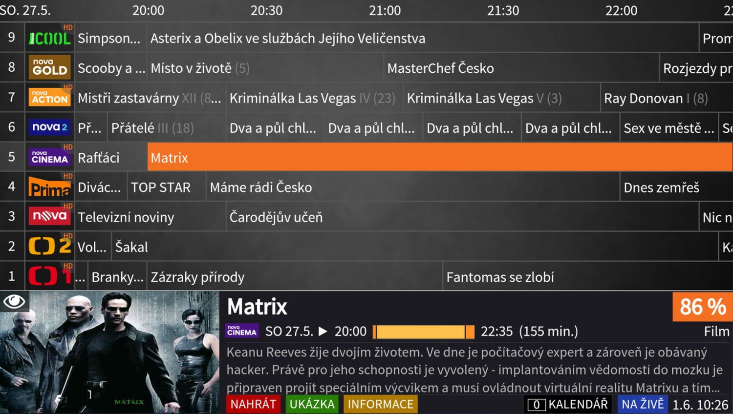 HD kanály u Lepší.TV