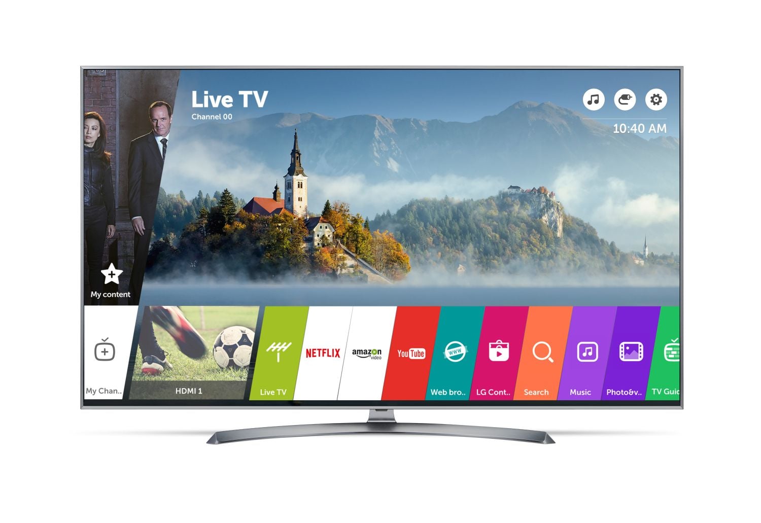 Domovská nabídka na tlačítku Home se dá i editovat.