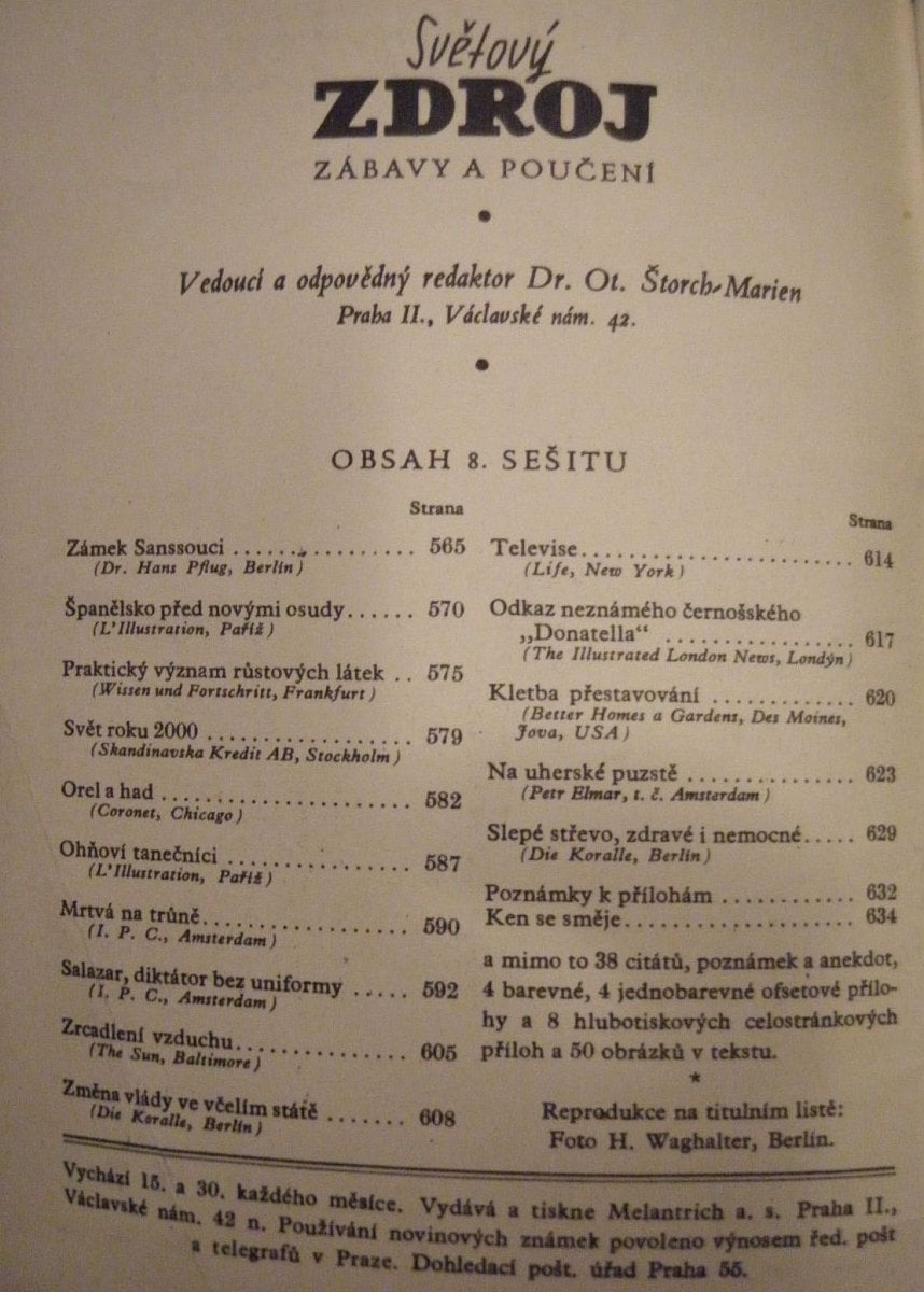 Televise, časopis Life (1939)
