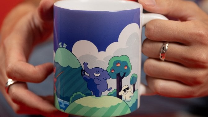 Mastodon - merch - hrnek