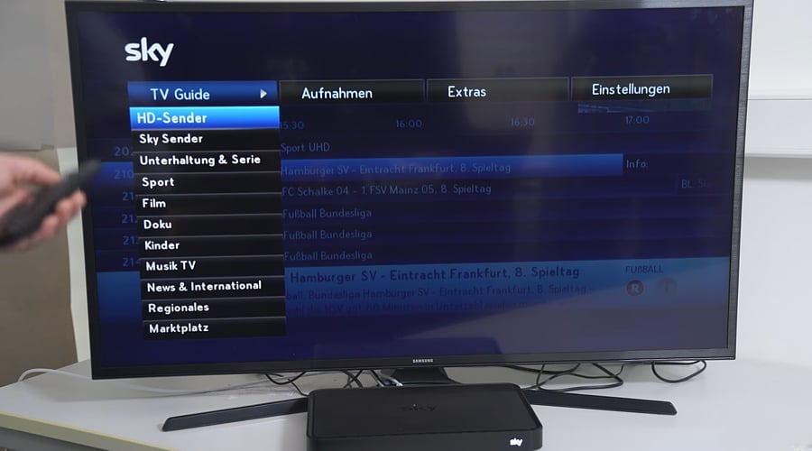 Sky Deutschland - GUI