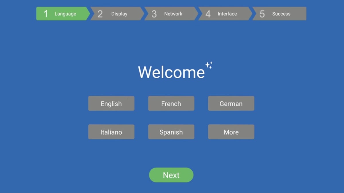 Standardní a alternativní uživatelské prostředí HK1 max