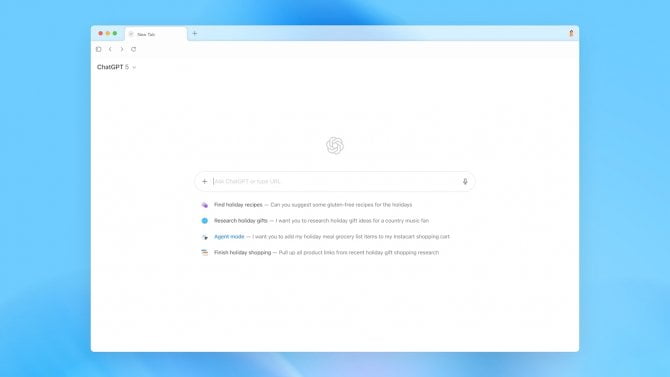 Prohlizece - AI - ChatGPT Atlas - OpenAI