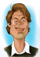 David Antoš - karikatura. Autor: Nenad Vitas