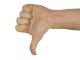 Thumbs down. Zdroj: sxc.hu