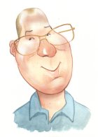 Pavel Houser - karikatura